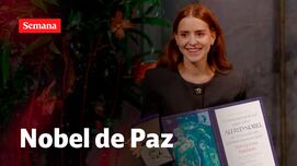 La hija de María Corina Machado recibió el Premio Nobel de Paz de su madre