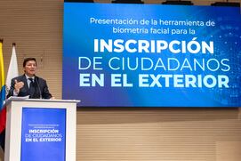 Hernán Penagos, registrador nacional de Colombia.