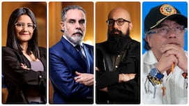 Angie Rodríguez, Armando Benedetti, Carlos Carrillo y Gustavo Petro