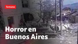 Aterradoras imágenes: disidencias de las Farc destruyeron estación de Policía de Buenos Aires, Cauca