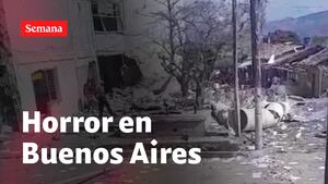 Aterradoras imágenes: disidencias de las Farc destruyeron estación de Policía de Buenos Aires, Cauca