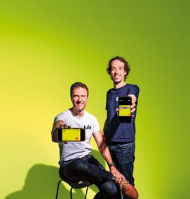 Ignacio Giraldo CEO de Lulo Bank. y Santiago Mejía Vicepresidente de Lulo Bank.