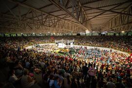 Multitudinario encuentro del Partido Liberal en La Dorada, Caldas