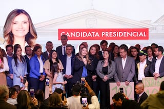Paloma Valencia, candidata presidencial del Centro Democrático.