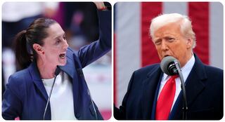 Claudia Sheinbaum y Donald Trump